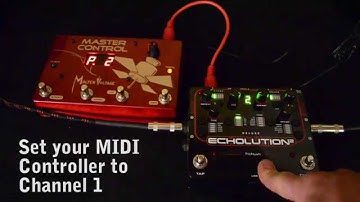 Pigtronix Echolution 2 Deluxe - MIDI Setup Tutorial How To by Molten Voltage