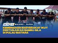 Kemeriahan Masyarakat Ikut Pertunjukan Bambu Gila di Pulau Maitara
