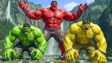RED HULK vs GOLD HULK EPIC BATTLE! However, HULK Unexpected SAVE Changes Everything!