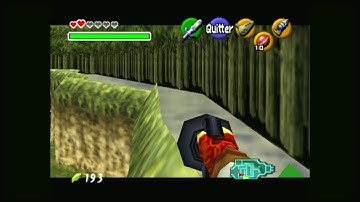 Zelda Oot cemetary Hookshot jump