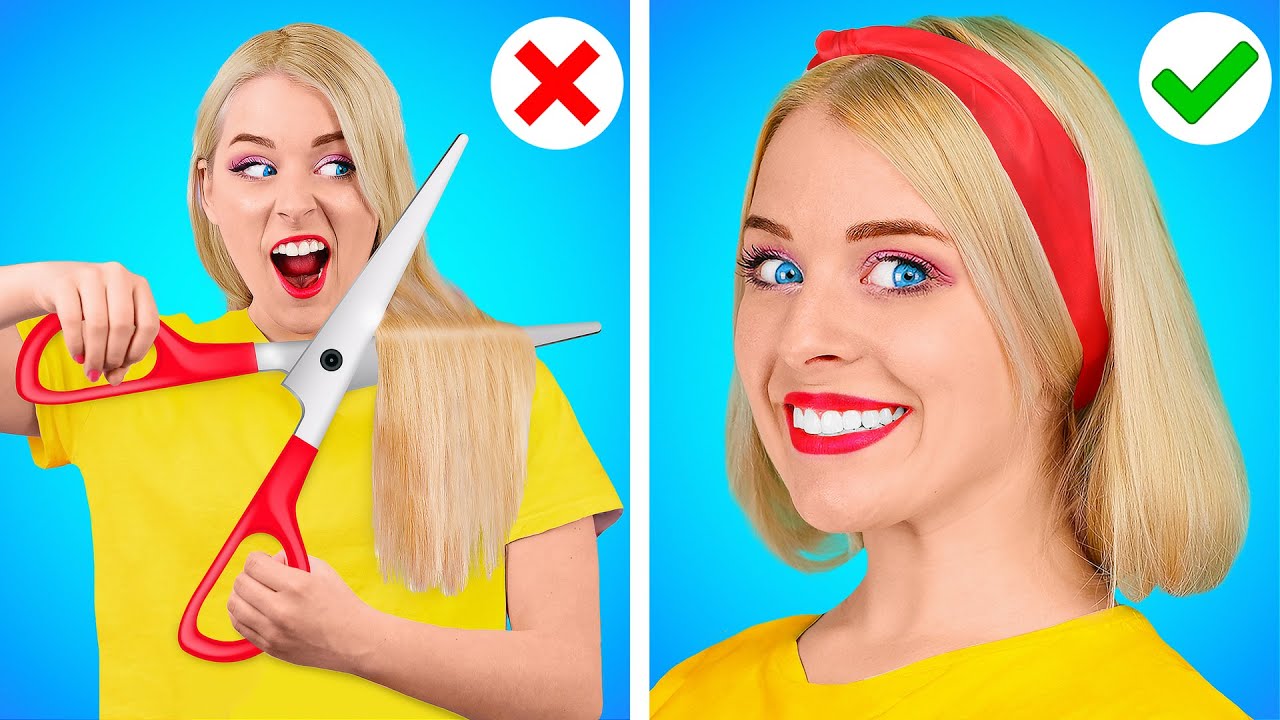 Девушка, применяющая beauty-лайфхак