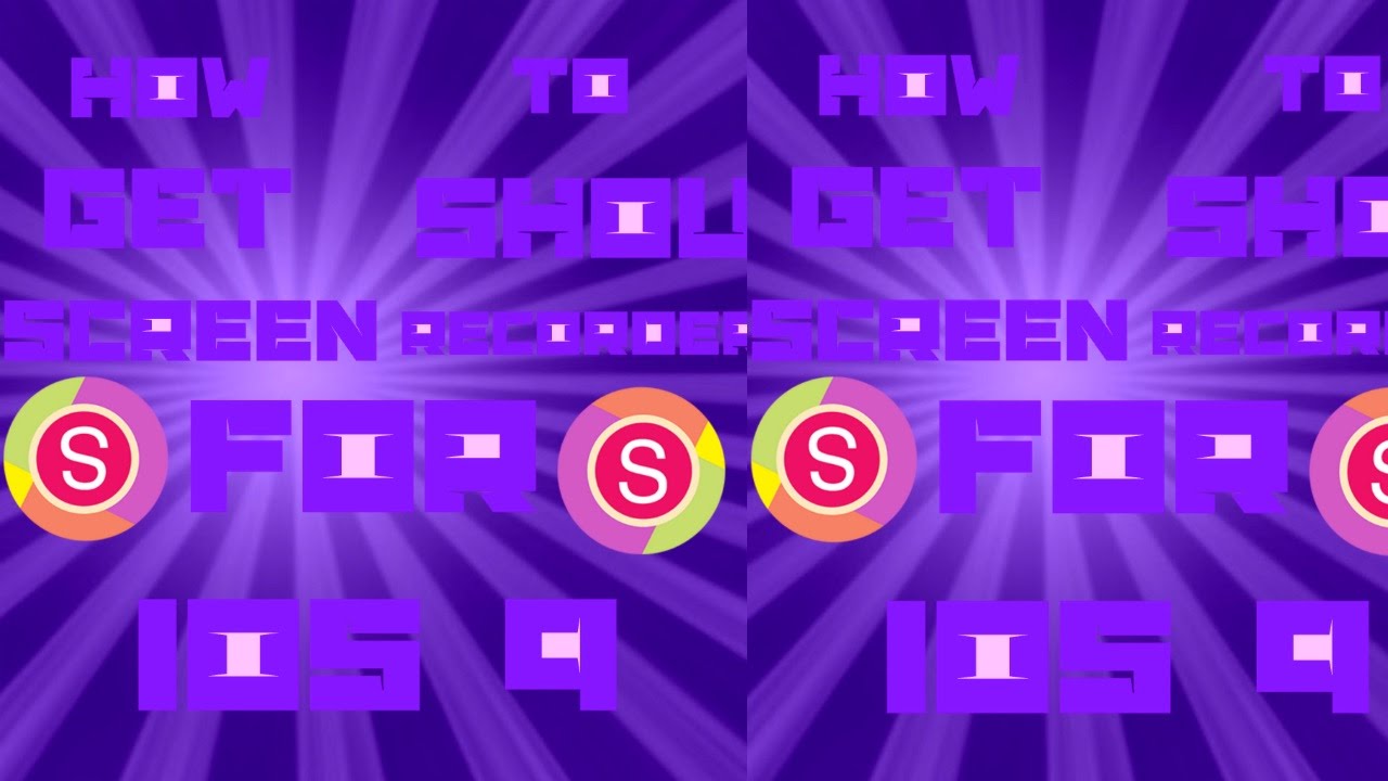 Shou is back! (IOS 9 tutorial) Screen recorder