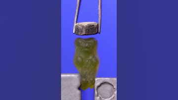 Gummy bear vs. Hot nut (ASMR Close up/macro) #macro #asmrvideo #satisfying #asmrsounds