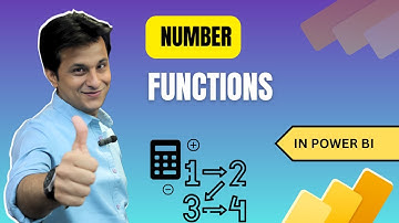 13.0 Number Functions in Power BI (Power Query) | Power BI Tutorial for Beginners | By Pavan Lalwani