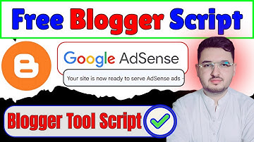 Get AdSense Approval Fast! Free Blogger Tool Site Script (Proven Method)