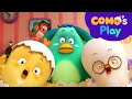 Como's Play | Paper Cup Bowling | Cartoon video for kids