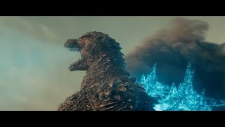 Godzilla Minus One 2024 - Shikishima arrives in his plane and flies straight at Godzilla’s head