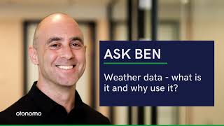 Weather data. What is it and why use it?