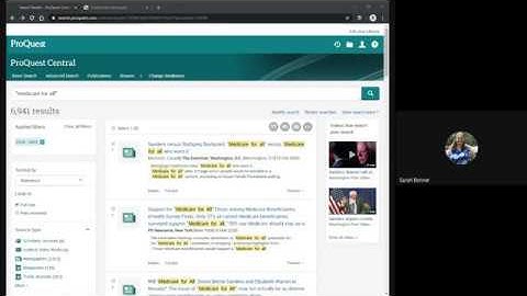 Citing and saving articles in ProQuest