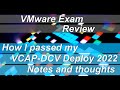 VMware Exam Review - How I passed VCAP-DCV Deploy 2022 – Notes and thoughts