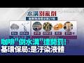 咖啡沒喝完"倒水溝"遭開罰 基環保局:是汙染液體 喝醉也不能吐水溝! 基環保局:遭檢舉可罰4800元｜記者 李汶諭 粘菀瑄｜三立新聞LIVE