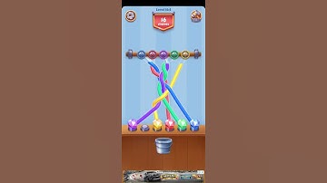 Tangle Fun 3D Puzzle Game level 164 Solved