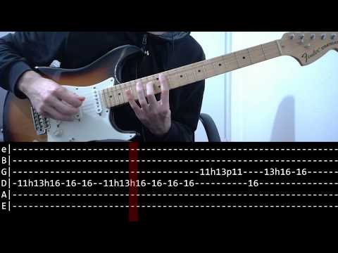 Animals As Leaders - The Brain Dance intro (slow + Play Along Tab)