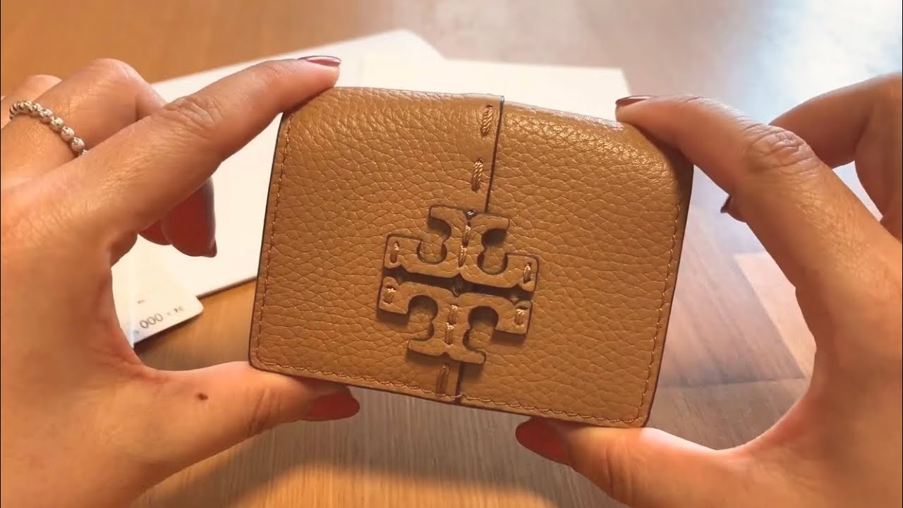 Tory Burch Miller Mini Wallet in Beeswax♥トリーバーチ ミラー ミニ