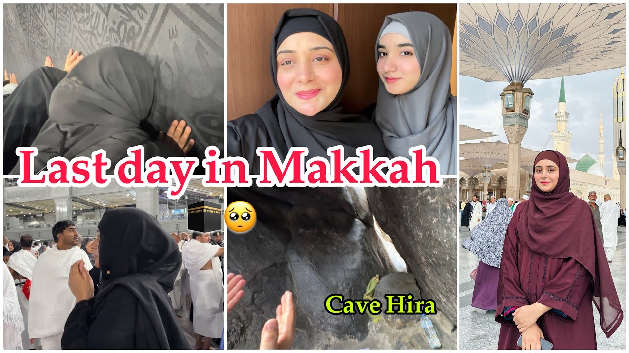 Makkah🕋 to Madina 🥺-Arosha ghar -e-Hira gai ❤️‍🩹Mein ni ja saki😭emotional