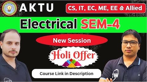 CS, IT, EC, ME, EE, 4th Sem Courses I Gateway Classes