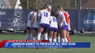 Johnson named to Preseason All-MVC Team