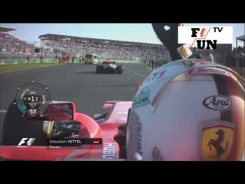 Sebastian Vettel Parade lap