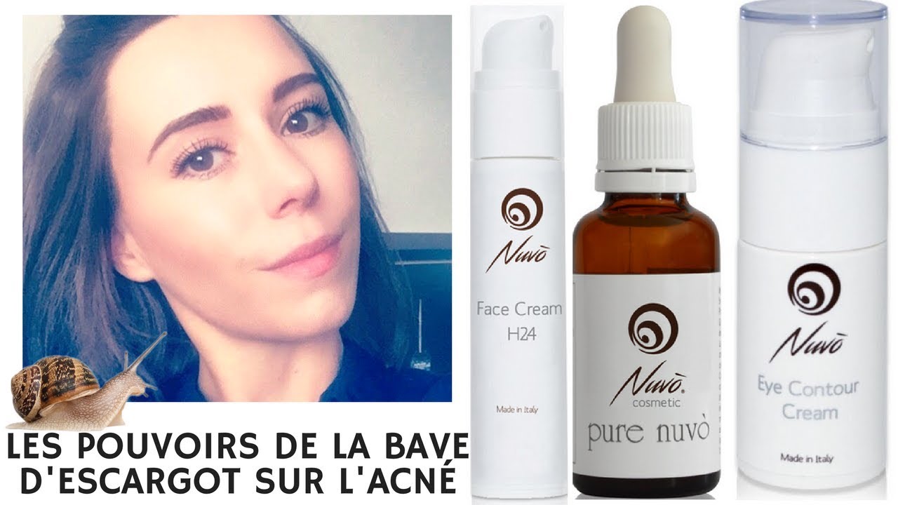 Les pouvoirs de la BAVE d'ESCARGOT avec NUVO COSMETIC - YouTube