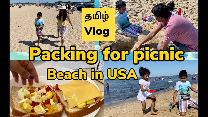 Trip to white sand beach in USA | Beach picnic items| Tamil Vlog | Family Outing | Lewes beach