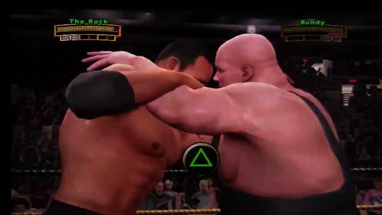 WWE The Rock vs King Kong Bundy\tEpic Silent Showcase