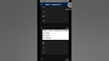 Introduction On Intellectual Property To Engineers And Technologists quiz 7 #intellectualproperty
