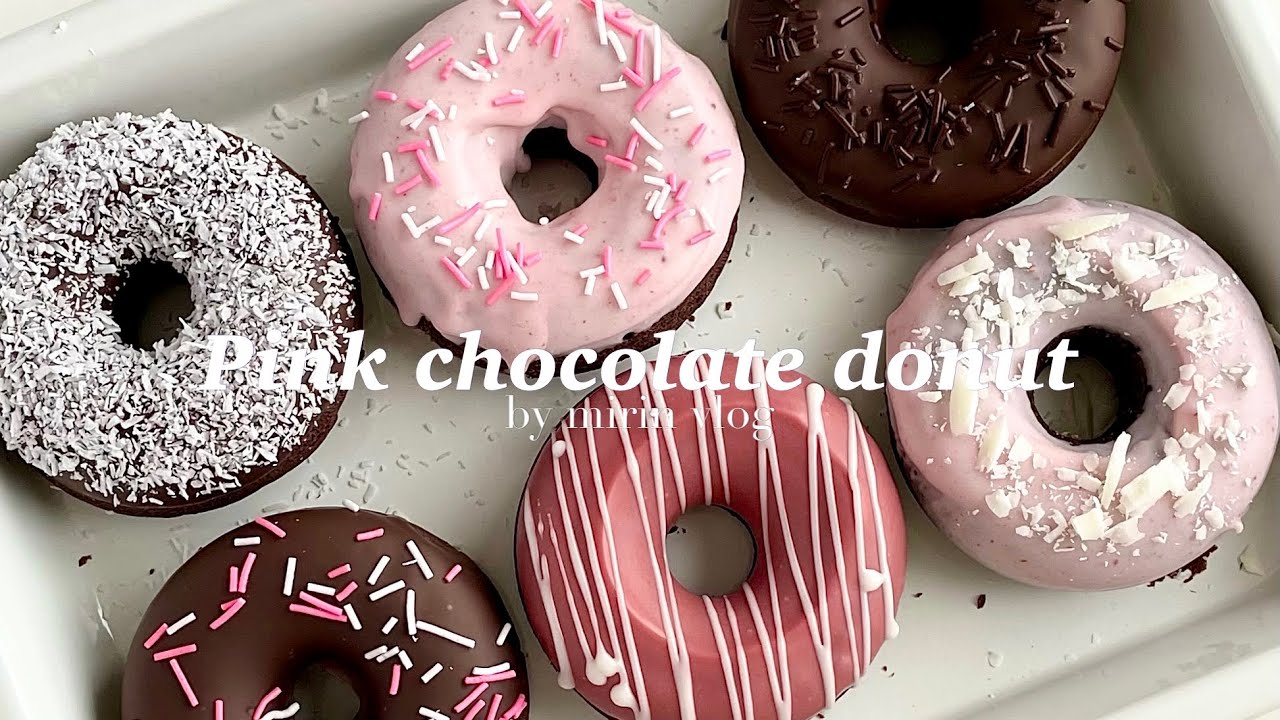 Как приготовить шоколадные пончики — просто смешайте их! | День святого Валентина | Пончики |