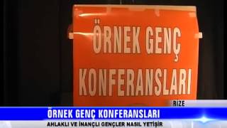 Fatih Medreseleri Masum Hoca Çay Tv Rize Örnek Genç Konferans Haberi