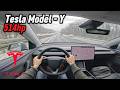 2025 Tesla Model Y AWD Long Range (514 hp) | POV Autobahn Test Drive in Germany