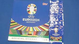 Topps Uefa Euro 2024 Sticker 😱🔥 50 Sticker Tüten Unboxing