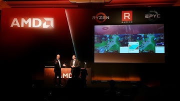 AMD Ryzen mobile gaming demo at Computex Taipei 2017