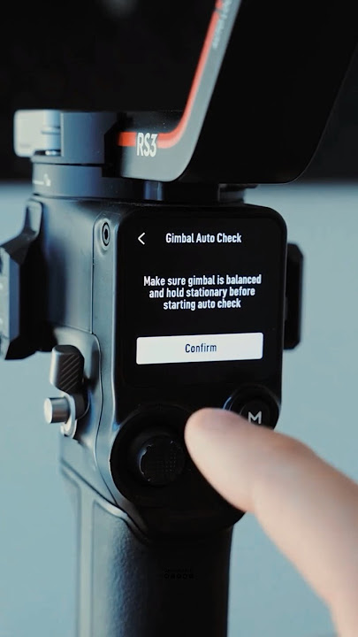 DJI RS3 GIMBAL | 3 Settings | RONIN | Auto check | #dji #gimbal