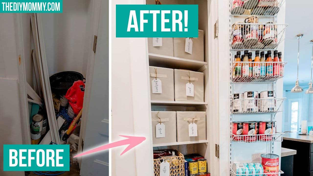 How I Organized Our New Pantry Cabinets and Shelves, Thrifty Decor Chick