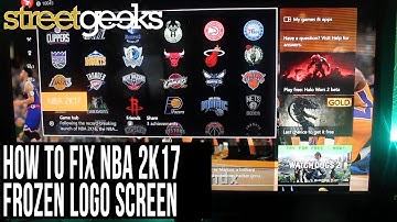 FAST FIX!  NBA 2K17 Frozen Logo Screen (XBOX ONE)