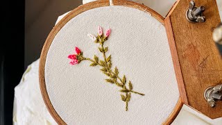 Delicate Freestyle Flower Embroidery Tutorial | Hand Embroidery for Beginners