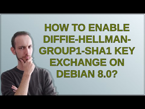 How to enable diffie-hellman-group1-sha1 key exchange on Debian 8.0?