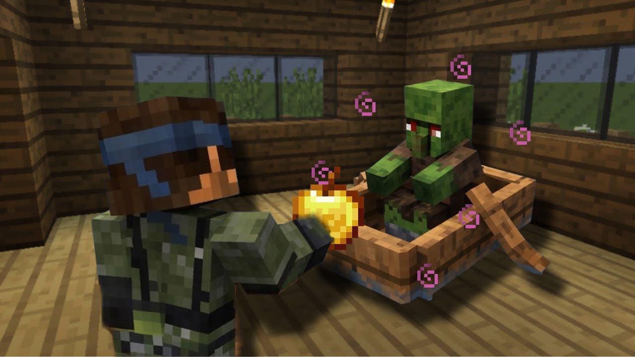 CURING ZOMBI VILLAGERS FOR BETTER TRADES/IMMERSIVE HORROR MINECRAFT LONGPLAY/NO COMMENTARY