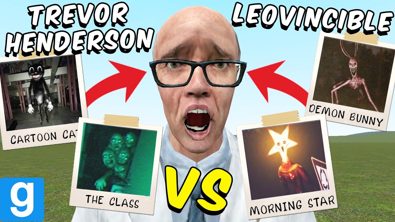 Trevor Henderson vs Leovincible (Garry's Mod Sandbox) Super Duper Dupe Battle