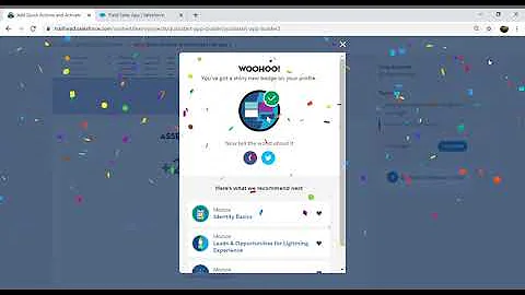 How do I turn on lightning component as quick action? (2023)