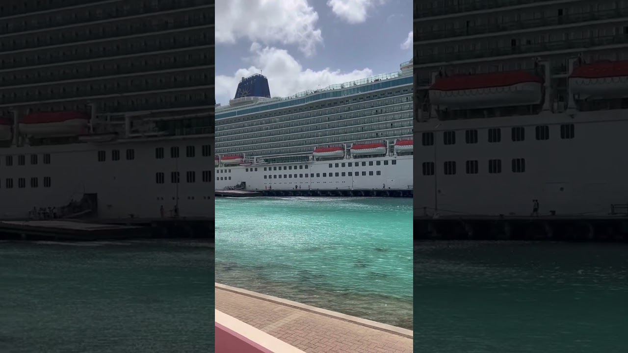 Britannia in Bonaire🇧🇶 #britannia #cruiseship #pocruises #cruisetips #bonaire #scotland #caribbean