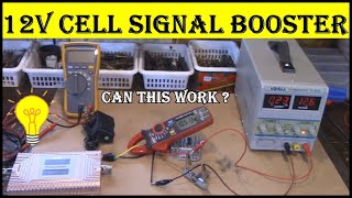 How To Power A Cell Phone Signal Booster Off A 12v Battery - Remote locations - Trailers - Camps