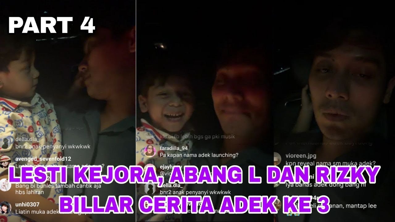 LIVE PART 4, LESTI KEJORA, ABANG L RIZKY BILAR CERITA ANAK KE 3 MALAM INI