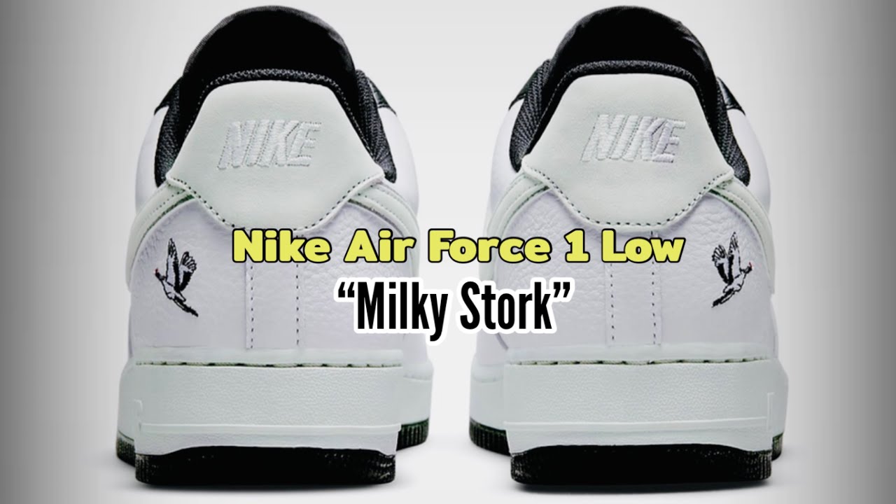 MILKY STORK Nike Air Force 1 Low DETAILED LOOK 