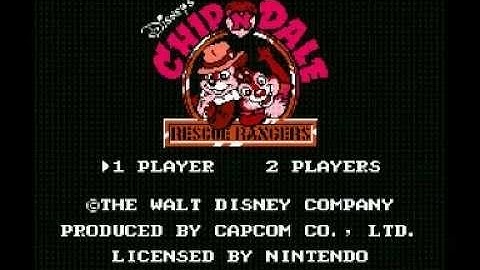 Chip n Dale Rescue Rangers NES Walkthrough HQ High quality