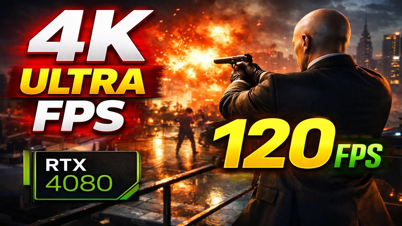 Тест FPS в Hitman 3 – насколько плавно работает 4K на RTX 4080?