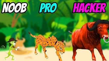 Animal Transform Race - NOOB vs PRO vs HACKER