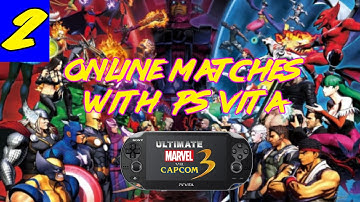 Ultimate Marvel vs Capcom 3 - Online Matches with Playstation Vita ( part 2 )