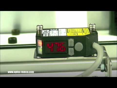 Optex Cap Optex FA BGS-DL Series - Foreground Suppression Mode Looking At ...