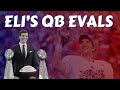 Eli's four things he looks for on tape at QB + how he's helping Giants search