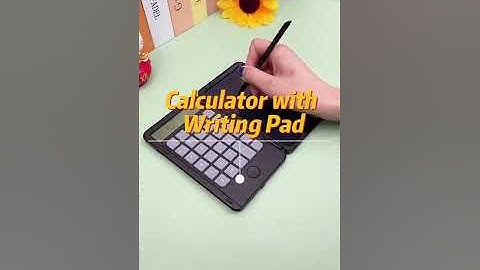 Calculator with Writing Pad